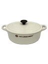 【中古】LE CREUSET◆鍋/WHT【キッチン用品】