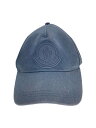 【中古】MONCLER◆キャップ/--/コットン/BLK/無地/メンズ【服飾雑貨他】