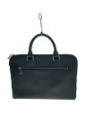 【中古】LOUIS VUITTON◆ポルト・ドキュマン・スリム_タイガ_BLK/牛革/BLK【バッグ】