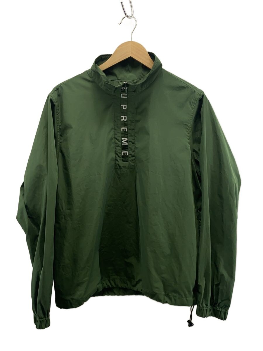 Supreme◆16AW ZIP LOGO PULLOVER WINDBREAKER/S/ナイロン/GRN//