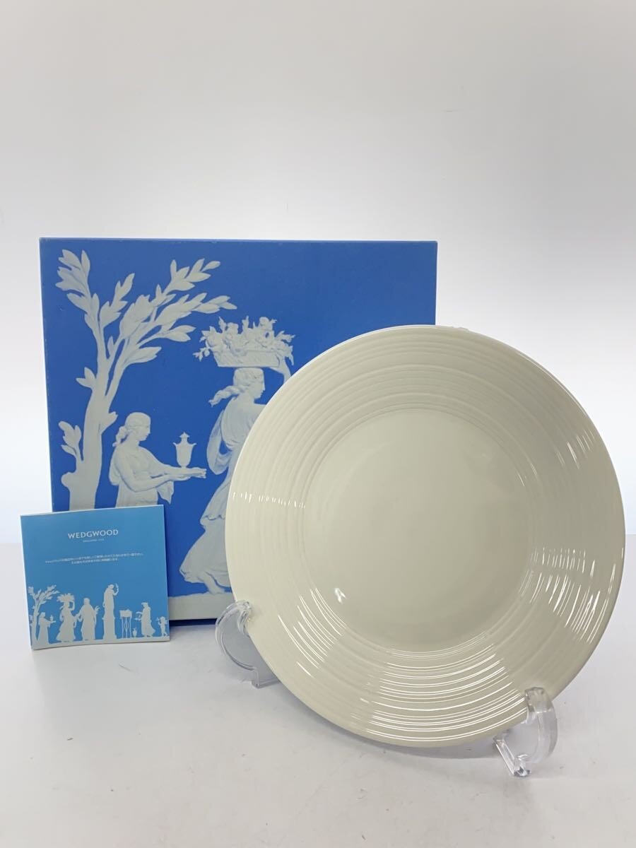 【中古】WEDGWOOD◆プレート/WHT/ジャスパーコンラン/箱有【キッチン用品】