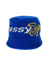 【中古】STUSSY◆ニットキャップ/M/アクリル/BLU/メンズ【服飾雑貨他】
