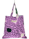 【中古】marimekko◆トートバッグ/コットン/PNK/総柄【バッグ】