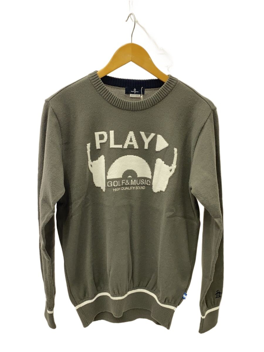 【中古】Munsingwear◆スポーツウェアー/M/GRY/JWMK402【スポーツ】
