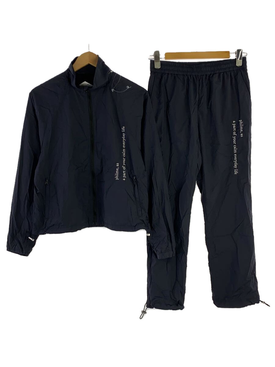 【中古】philme/セットアップ/1/ナイロン/NVY/0123030301【メンズウェア】