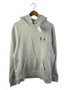 【中古】NIKE◆×UNION/FLEECE HOODIE/M/コットン/GRY/DJ9524-025【メンズウェア】