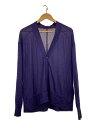 【中古】YINDIGO AM◆カーディガン(薄手)/46/シルク/PUP//【メンズウェア】