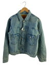【中古】Levi’s Vintage Clothing◆507XX/Gジャン/40/デニム/BLU/PC9-70507-0067【メンズウェア】