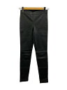 【中古】theory◆NEW BRISTOL LEATHER ADBELLE L2レザーパンツ/0/羊革/BLK/1360800【レディースウェア】