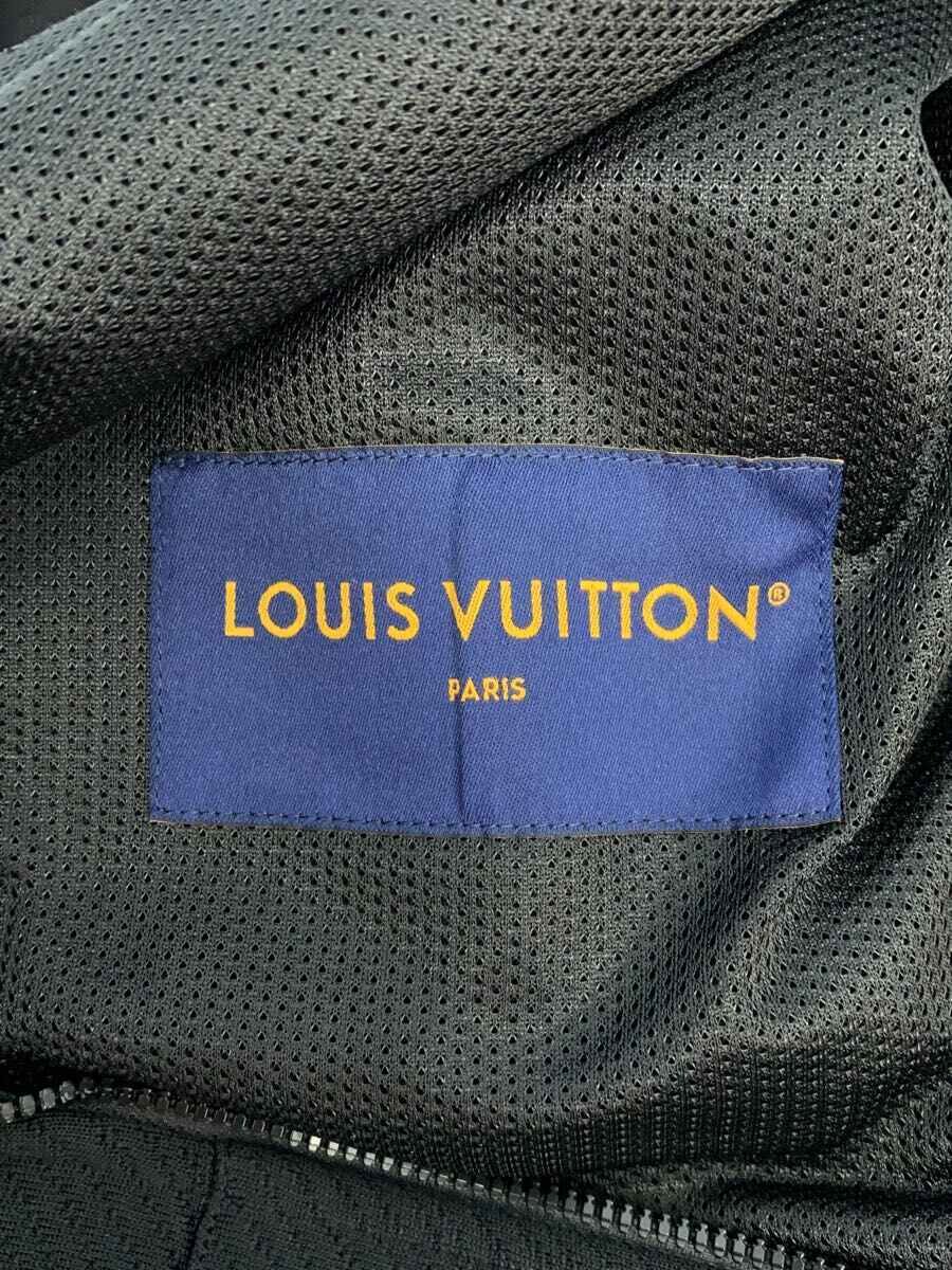 【中古】LOUIS VUITTON◆24SS/ハイブリッドジップテクニカルコットンフーディ/マウンテンパーカ/L/ナイロン/BLK/RM241M【メンズウェア】
