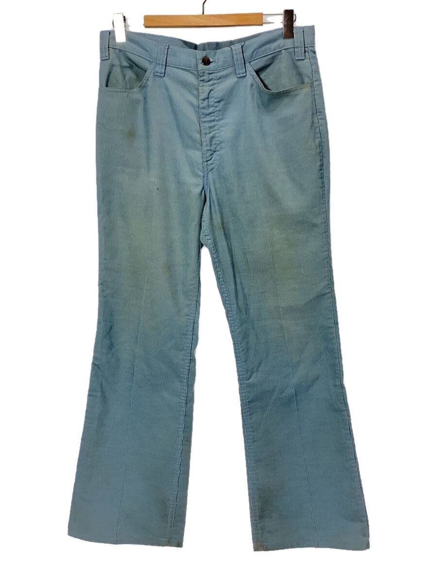 【中古】Levi’s◆70s/TALONジップ/ボトム/--/コーデュロイ/BLU【メンズウェア】