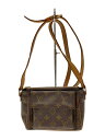 【中古】LOUIS VUITTON◆ヴィバ・シテPM_モノグラム・キャンバス/PVC/BRW/総柄【バッグ】