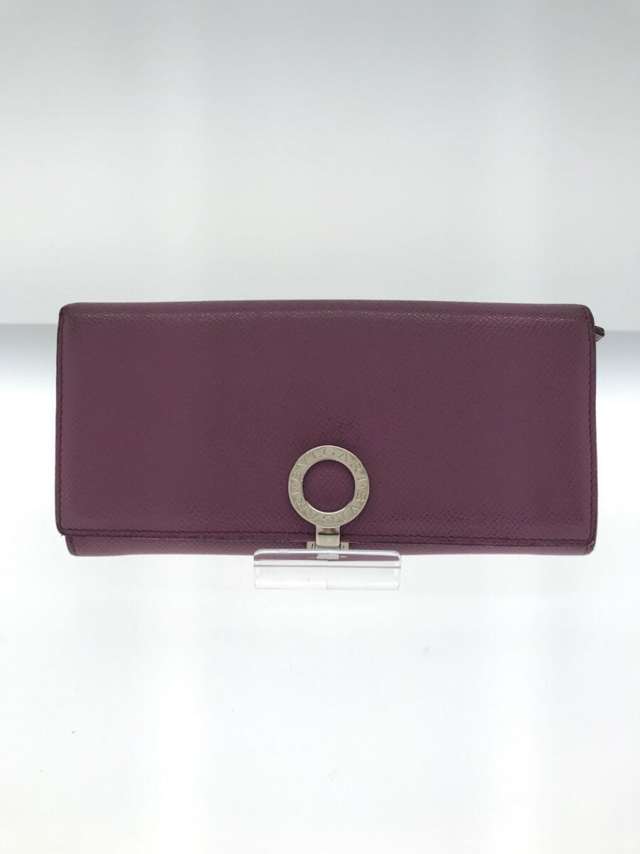 【中古】BVLGARI◆二つ折り長財布/ラ�