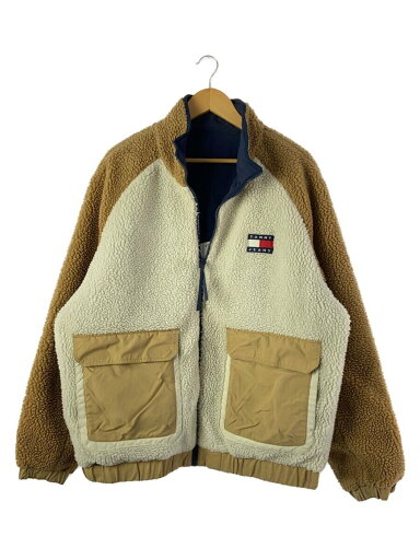 【中古】TOMMY JEANS◆リバーシブルフリースジャケット/XL/ポリエステル/NVY/DM0DM11859【メンズウェア】 【中古】TOMMY JEANS◆リバーシブルフリースジャケット/XL/ポリエステル/NVY/DM0DM11859【メンズウェア】