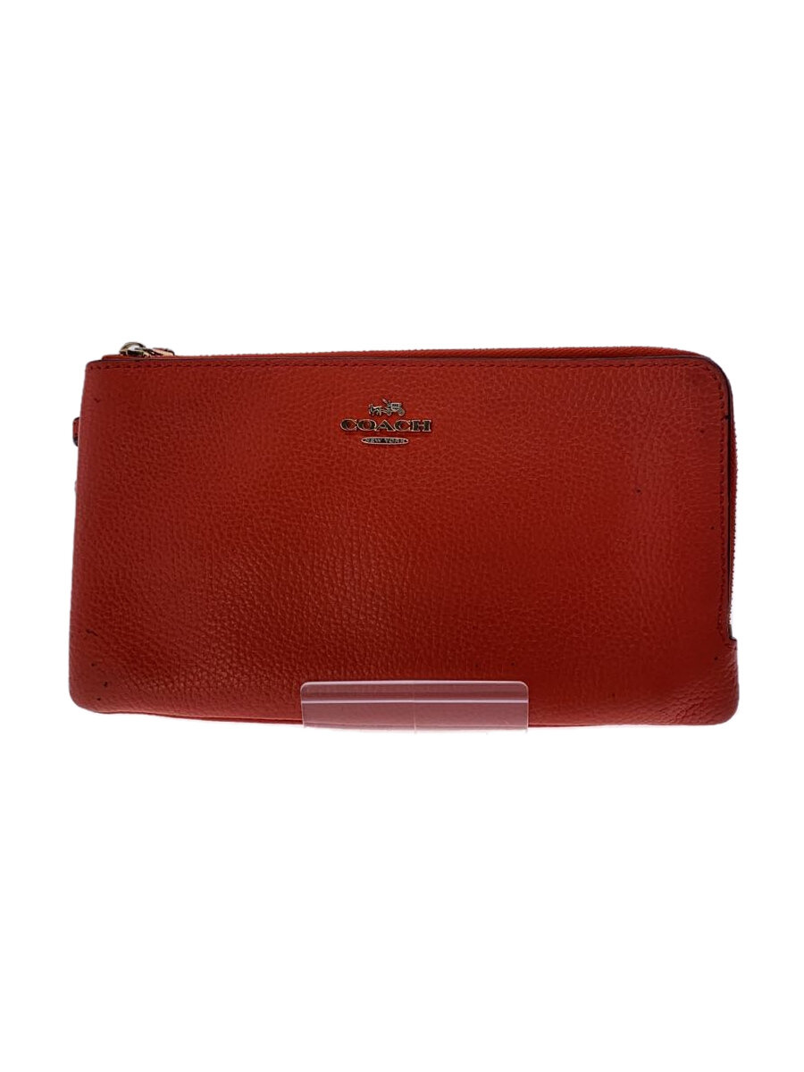 【中古】COACH◆長財布/レザー/ORN/無地/レディース/54052【服飾雑貨他】