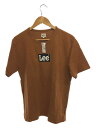 【中古】Lee◆Tシャツ/L/コットン/BRW【メンズウェア】