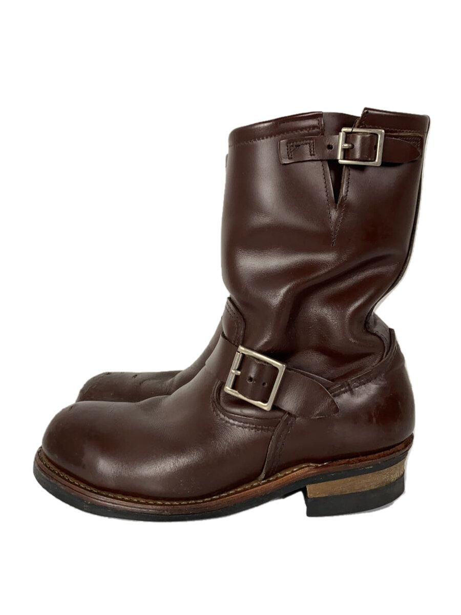 【中古】RED WING◆ENGINEER BOOTS/エンジニアブーツ/US8.5/ブラウン/レザー/2269//【シューズ】