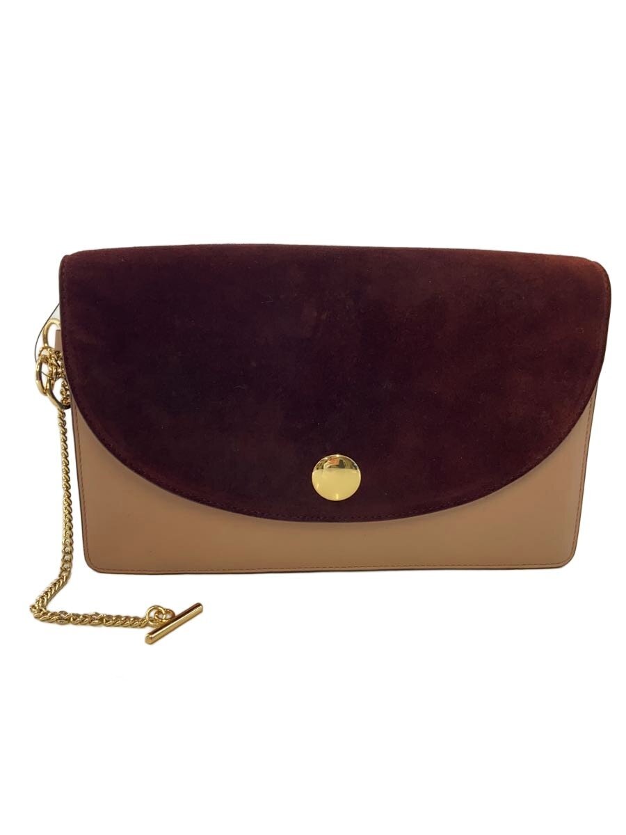 【中古】DIANE von FURSTENBERG◆クラッチバッグ/スウェード/BRW//【バッグ】