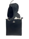 【中古】Vivienne Westwood◆ショルダーバッグ/ポリエステル/BLK/無地/22-20-932064-00/51166R【バッグ】