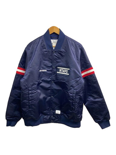 【中古】WTAPS◆18AW/TEAM JACKET/フライトジャケット/3/ナイロン/NVY/無地/182TQDT-JKM02【メンズウェア】 【中古】WTAPS◆18AW/TEAM JACKET/フライトジャケット/3/ナイロン/NVY/無地/182TQDT-JKM02【メンズウェア】