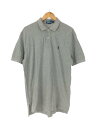【中古】POLO RALPH LAUREN◆ポロシャツ/L/コットン/GRY//【メンズウェア】