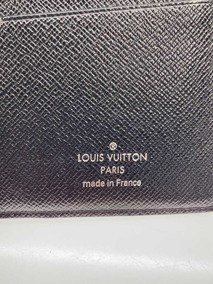2nd STREET 楽天市場店の【中古】LOUIS VUITTON◆ポルト・フォイユ・ブラザ_ダミエ・グラフィット/PVC/BLK/メンズ【服飾雑貨他】｜アングル3