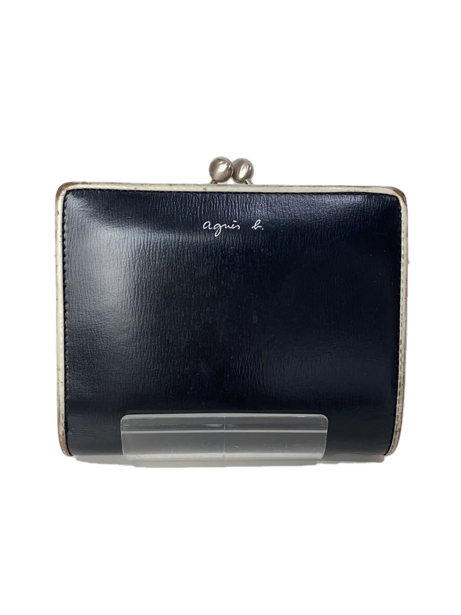 Rakuten - 【中古】agnes b.◆2つ折り財布/--/BLK/レディース【服飾雑貨他】