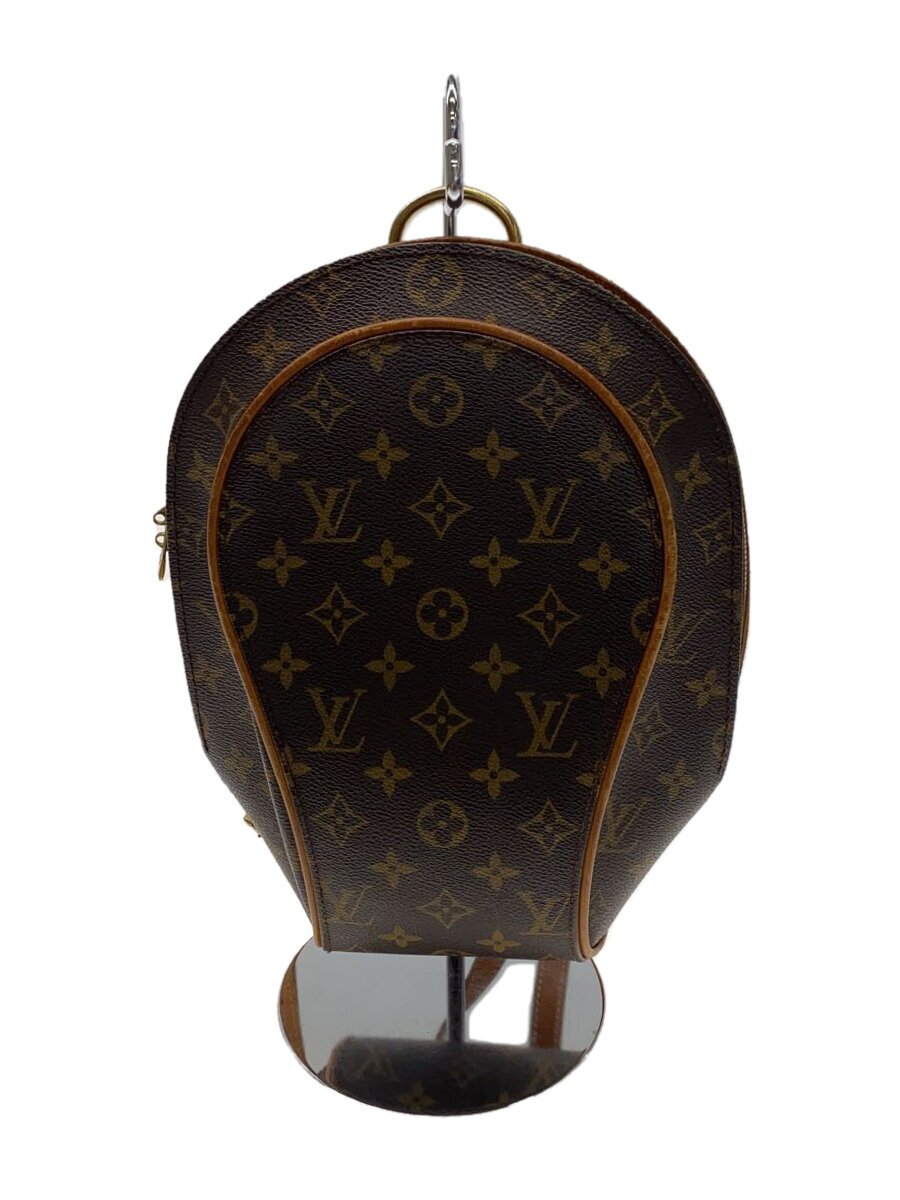 LOUIS VUITTON - 【中古】LOUIS VUITTON◆エリプス・サック・ア・ド_モノグラム・キャンバス_BRW/PVC/BRW【バッグ】