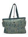 【中古】COACH◆トートバッグ/--/BLU/シグネチャー柄/6429【バッグ】(4)