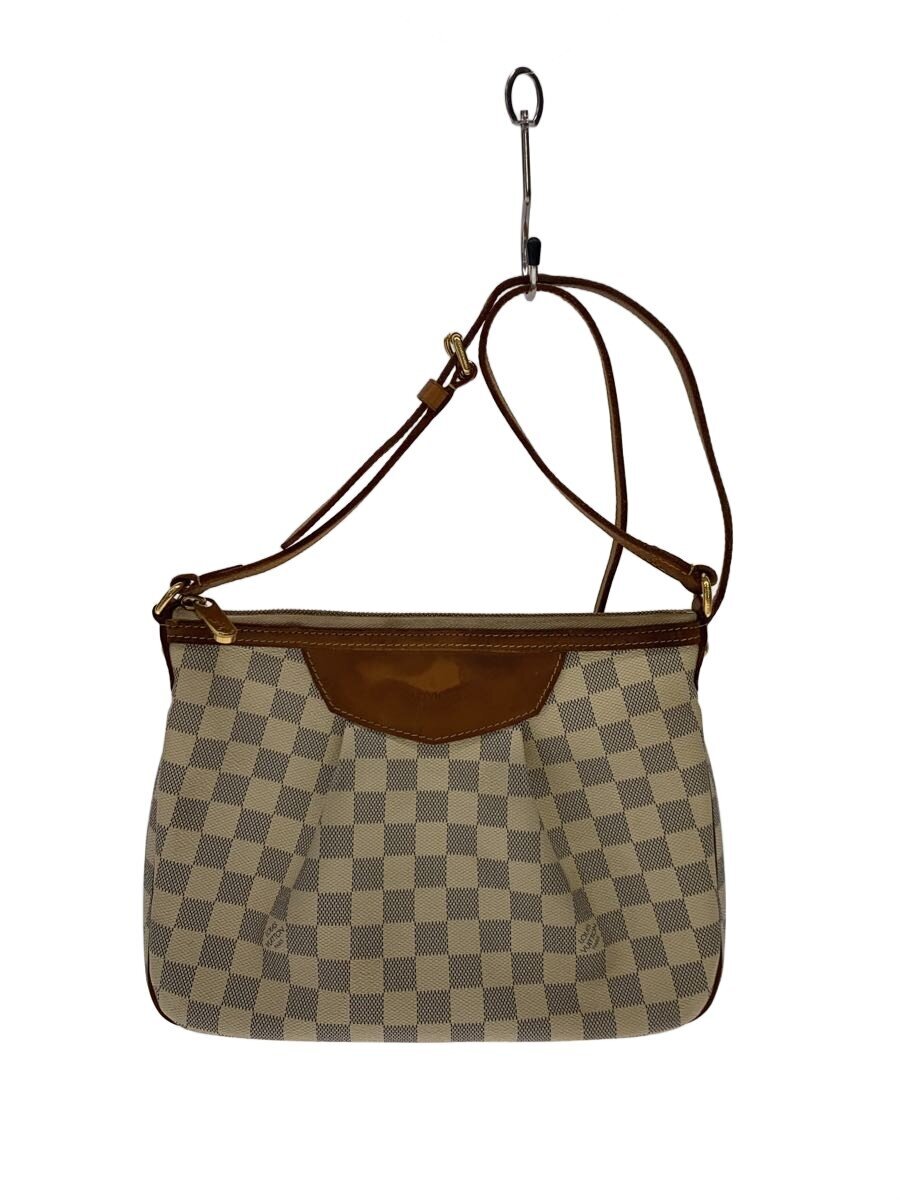 LOUIS VUITTON - 【中古】LOUIS VUITTON◆シラクーサPM_ダミエ・アズール/PVC/WHT/総柄【バッグ】