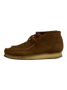 【中古】Clarks◆ワラビー/チャッカブーツ/42/BRW【シューズ】
