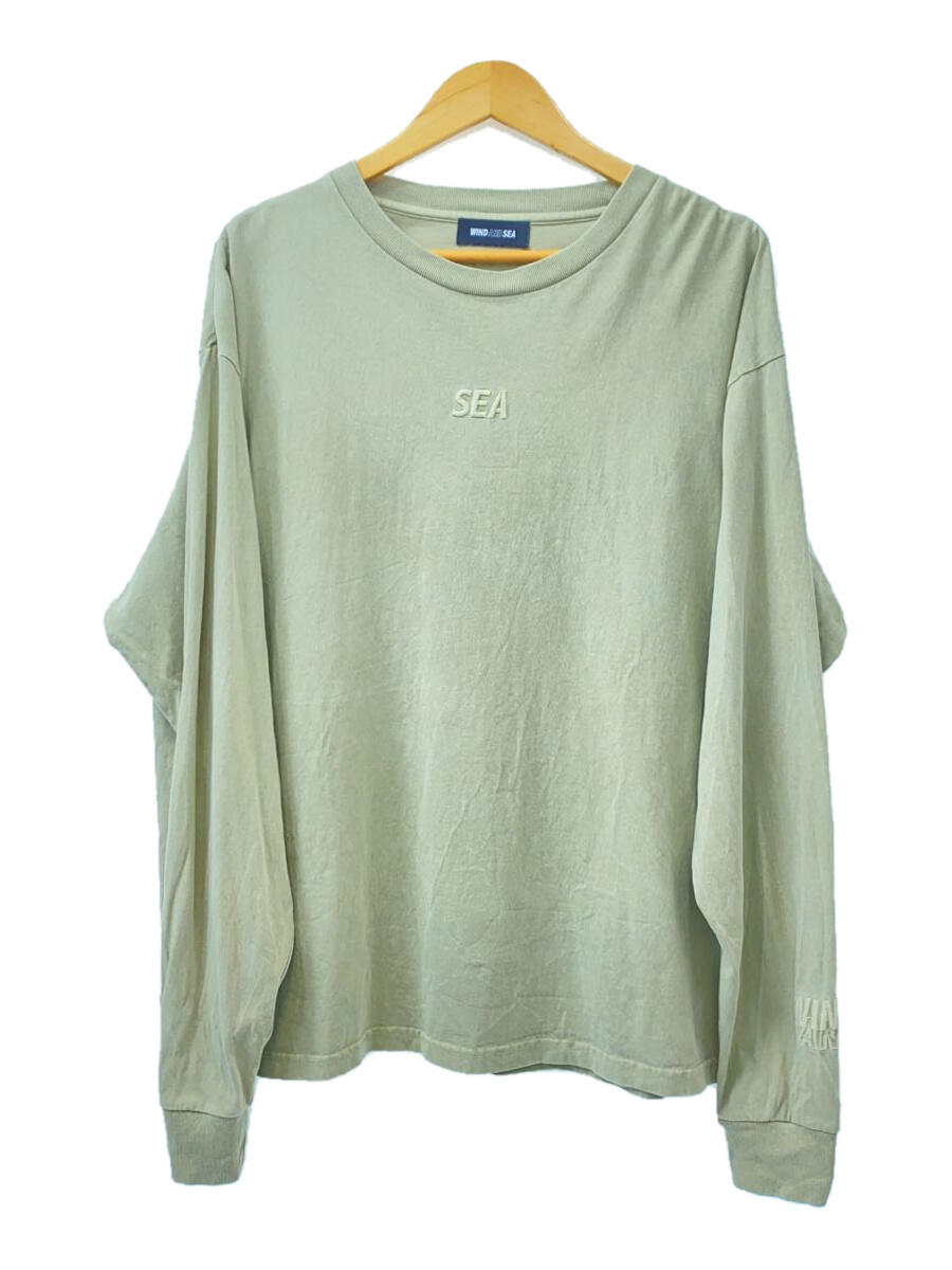 【中古】WIND AND SEA◆長袖Tシャツ/L/コットン/KHK/WDS-11th-CS-01【メンズウェア】