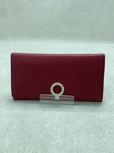 【中古】BVLGARI◆2つ折り財布/レザー/RED/無地/レディース/2471577Y【服飾雑貨他】 【中古】BVLGARI◆2つ折り財布/レザー/RED/無地/レディース/2471577Y【服飾雑貨他】