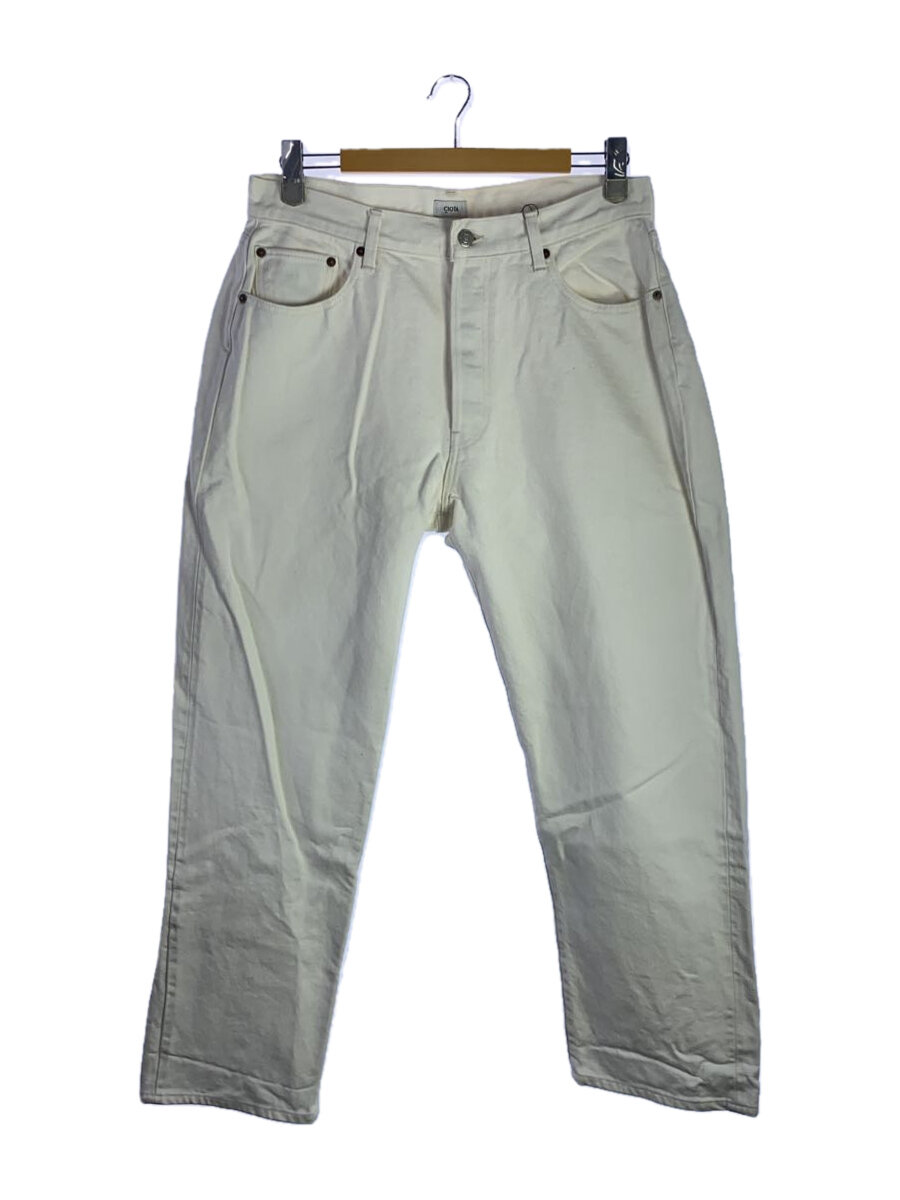 【中古】CIOTA◆ストレートパンツ/34/コットン/WHT/PTM-1STB【メンズウェア】