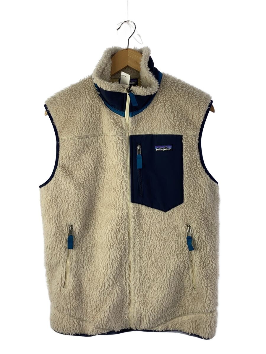 【中古】patagonia◆クラシック・レトロX・ベスト_ベージュ/M/ポリエステル/BEG【メンズウェア】
