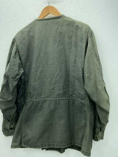 【中古】Rebuild by Needles◆ノーカラージャケット/M/コットン/KHK【メンズウェア】