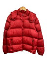 【中古】EMPORIO ARMANI◆ダウンジャケット/L/コットン/RED/6YPB25 PNE2Z【メンズウェア】