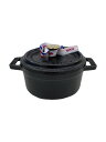 【中古】Staub◆鍋/BLK/40500-101/ピコ・ココット ラウンド/10/0.25L【キッチン用品】