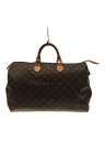 【中古】LOUIS VUITTON◆スピーディ40_モノグラム_BRW/PVC/BRW【バッグ】