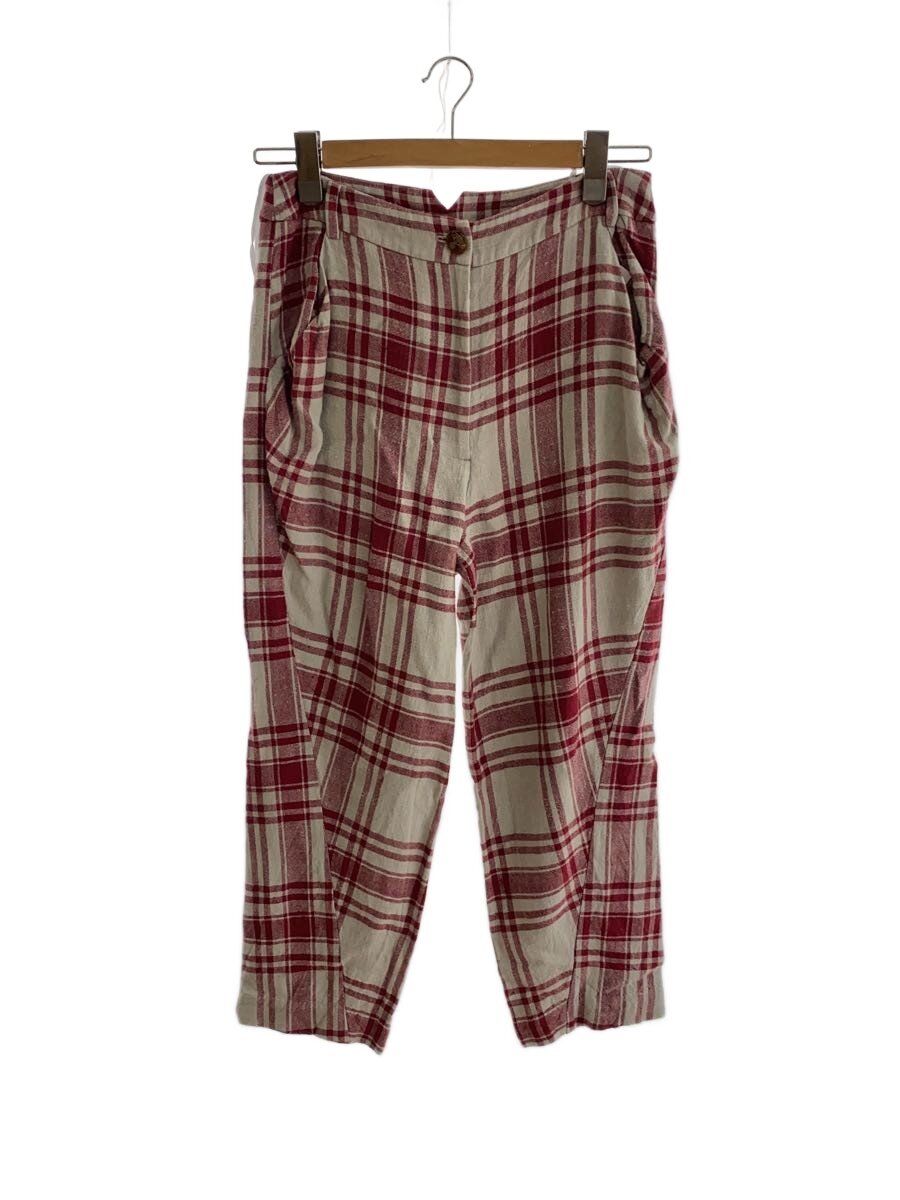 Vivienne Westwood RED LABEL◆ボトム/2/レーヨン/RED/チェック/16-01-761006//