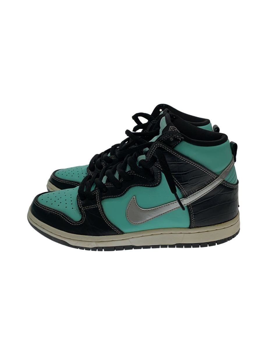 NIKE◆DUNK HIGH PRM SB/ダンクハイプレミアム/ブルー/653599-400/26cm/BLU