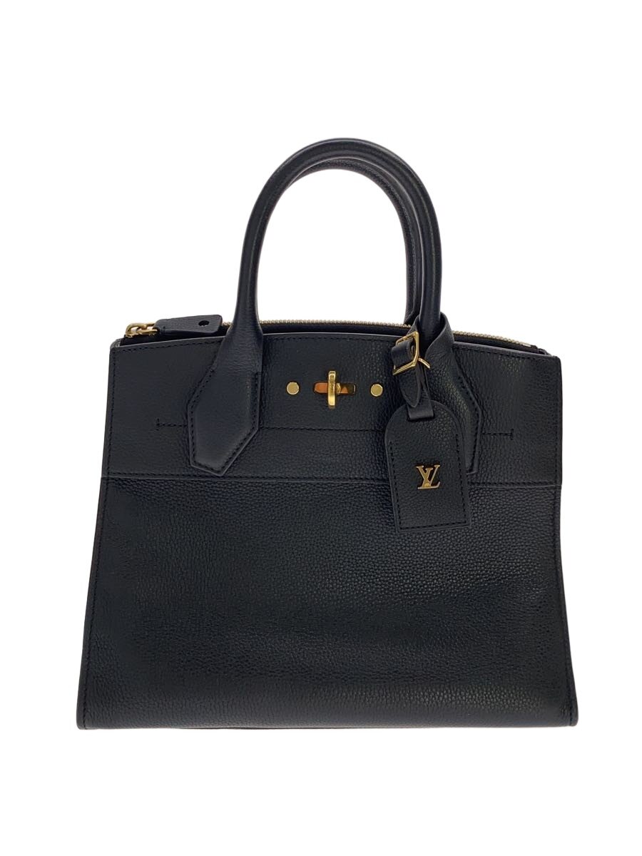C, G, K - 【中古】LOUIS VUITTON◆シティ・スティーマーPM_トリヨン/牛革/BLK/M53028【バッグ】