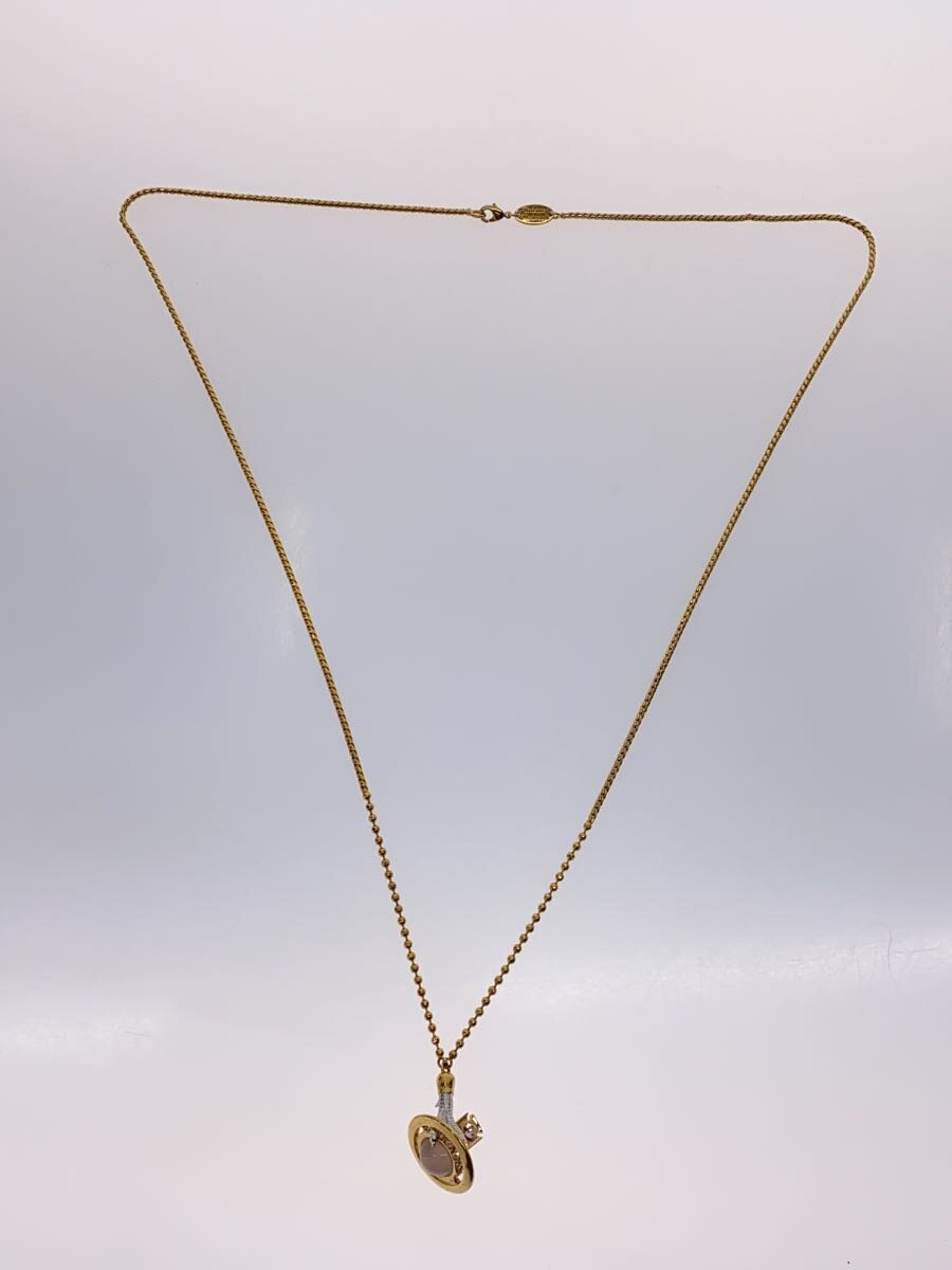 2nd STREET 楽天市場店の【中古】Vivienne Westwood◆ギルダ3Dペンダント/ネックレス/--/GLD/トップ有/レディース【服飾雑貨他】｜アングル2