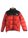 【中古】THE NORTH FACE◆NUPTSE JACKET_ヌプシジャケット/M/ナイロン/レ ...