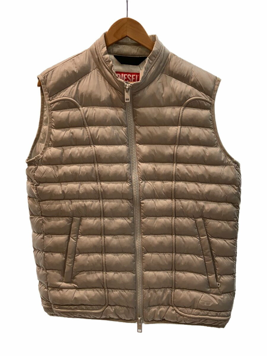 【中古】DIESEL◆ベスト/50/--/WHT/無地/A10693【メンズウェア】