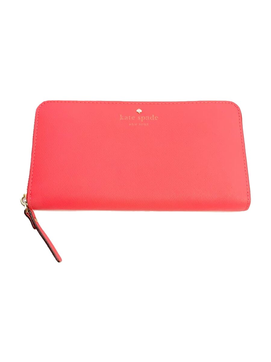 【中古】kate spade new york◆長財布/--/PNK/レディース【服飾雑貨他】