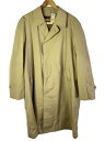 【中古】BROOKS BROTHERS◆70s/金字タグ/ステンカラーコート/44/ポリエステル/KHK【メンズウェア】