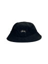 【中古】STUSSY◆バケットハット/--/コーデュロイ/BLK/メンズ【服飾雑貨他】(4)