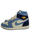 【中古】NIKE◆AIR JORDAN 1 HIGH OG_エアジョーダン 1 ハイ OG/27cm/BLU【シューズ】(4)