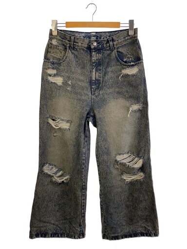 【中古】ANDER HUNK/ボトム/M/インディゴ/AH091011BW/ダメージ加工/バギーデニム【メンズウェア】 【中古】ANDER HUNK/ボトム/M/インディゴ/AH091011BW/ダメージ加工/バギーデニム【メンズウェア】